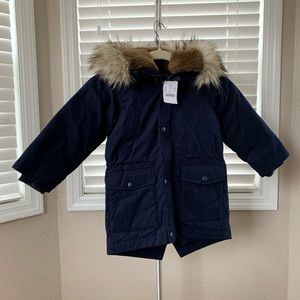 NWT Crewcuts Fishtail Parka Size 3
